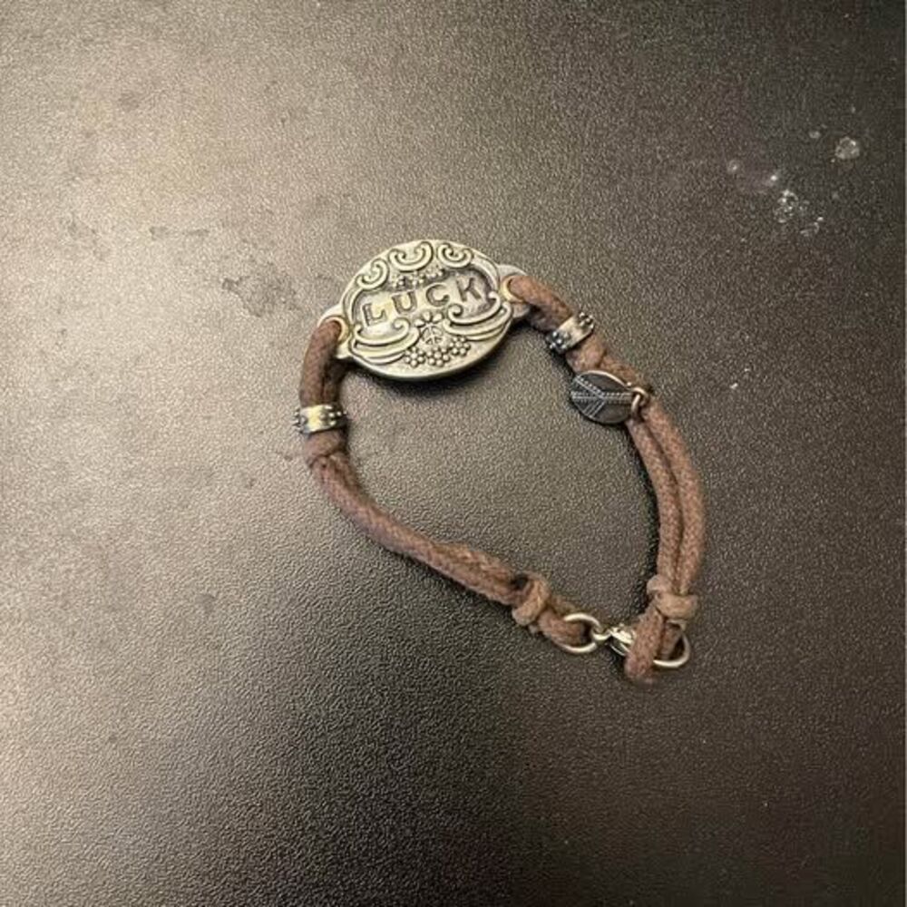 Luck charm braided bracelet